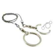 Наружная проволочная пила из нержавеющей стали ручная карманная цепная пила походные инструменты для выживания в походах портативная спасательная пила походная Охота аварийная Su