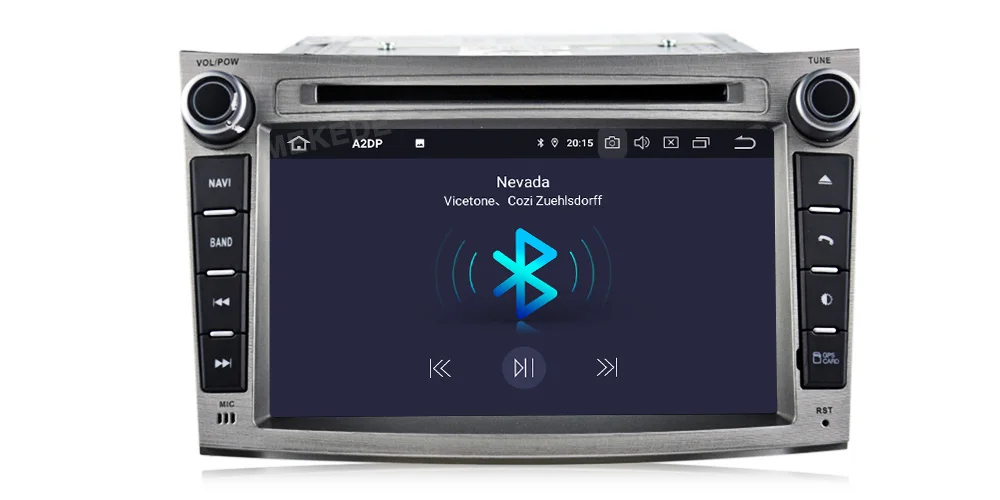 Cheap mekede HD 4+64G PX5 Android 9.0 car dvd player for SUBARU OUTBACK 200  1024*600  car dvd navigation radio video audio player car 6