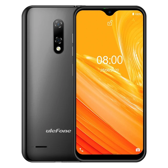 Ulefone Note 8 Smartphone Android 10 Go Celular Phone 5.5 inch Waterdrop Screen Quad Core 2GB+16GB Face ID Unlocked Cellphones 1