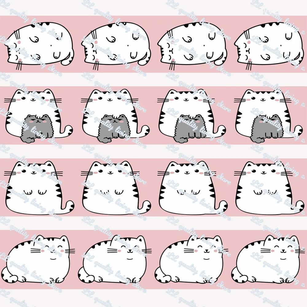 

WL 16-75MM Cute Cat Printing Grosgrain Ribbon Gift Wrap Bowknot Party Decoration Craft Supplies Wholesale Dog Animal Collar