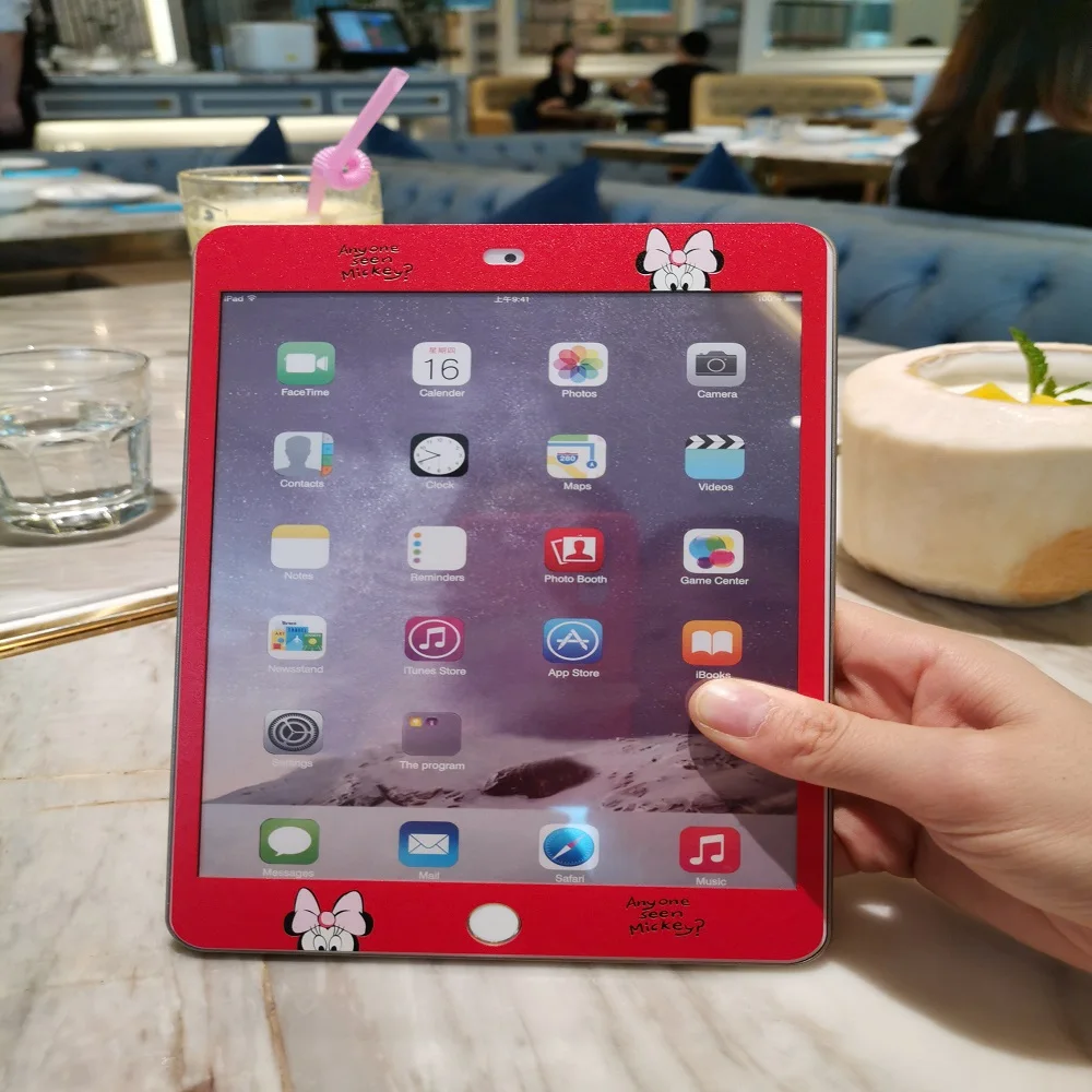 Защитная пленка для экрана планшета Apple iPad 9,7 для iPad Air 1 Air 2 Ipad 234 9,7 дюймов с мультяшным рисунком из темпредного стекла+ ручка - Цвет: For IPad 5678
