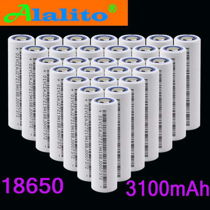 

for samsung LG18650 batteries 3100mah INR18650 3.7V Rechargeable batteries Li ion lithium ion 18650 30a large current 18650VTC7