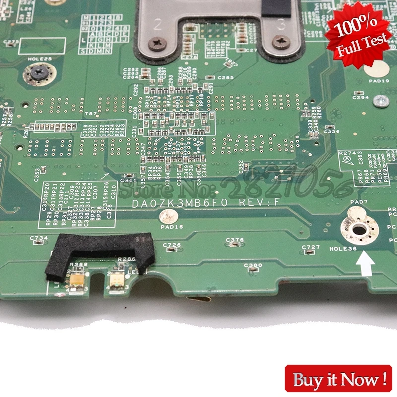 Материнская плата NOKOTION MBAUQ06001 MB. Auq06001 DA0ZK3MB6F0 для ноутбука Acer aspire 6530 DDR2 Бесплатный