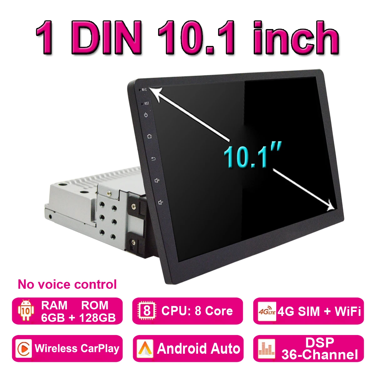 Universal 1 Din Car Multimedia Player 10.1 inch Touch Screen Android Car Radio Stereo GPS WiFi Audio Video Player pioneer double din radio Car Multimedia Players