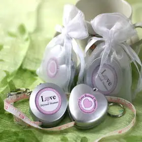 Measuring Tape in organza Gift Bag for Wedding Bridal Shower Favor Girl Guest | Дом и сад