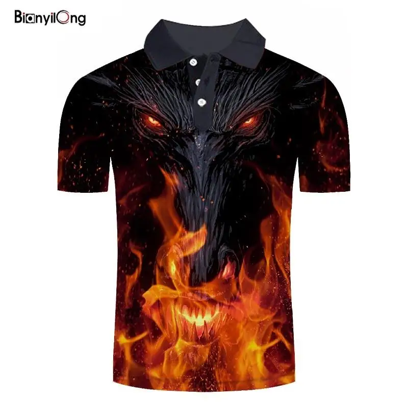 2020 новая футболка-поло Для мужчин Tops &amp Tees поло из чистого полиэстера футболки