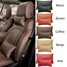 1 комплект универсальный автомобильный подголовник и поясничная подушка для сиденья из искусственной кожи высококачественные автомобильные аксессуары для Toyota Lexus