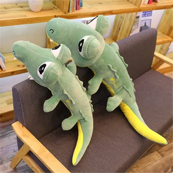 

Cute big-eyed crocodile doll anime plush toys PP cotton padded pillow boys bed sleeping pillow Christmas gifts holiday gifts