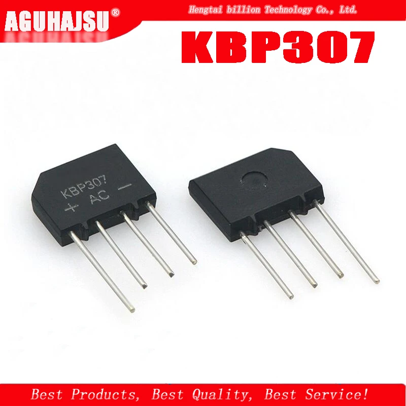 5 шт. 3A 1000 В KBP307 диодный мостовой выпрямитель KBP 307 силовой диод electronica componentes