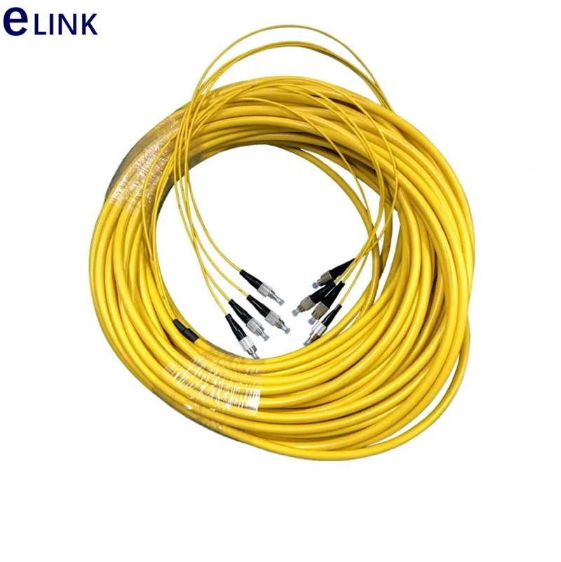 15 м 4 ядра волокна patchcord SM в комплекте Перемычка LC SC FC ST кабель филиала 2 0 мм