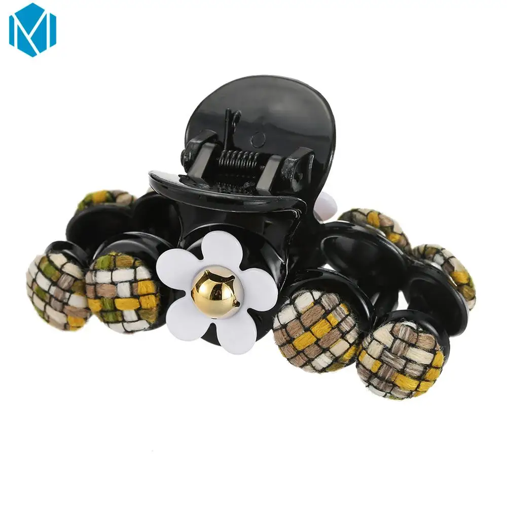 FJ0324C Модный хрустальный коготь для волос MISM для женщин, головные уборы для девочек, стразы, заколки для волос, зажим для краба, пластиковые заколки для волос с жемчугом, аксессуары - Цвет: FJ0324C