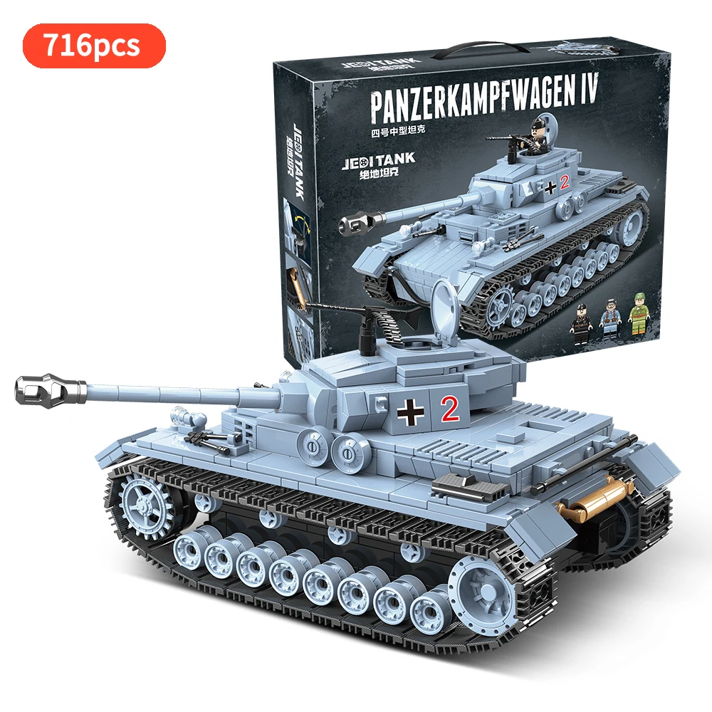 Военные фигурки времен Второй мировой войны немецкий танк panzerkampfgrev IV Танк