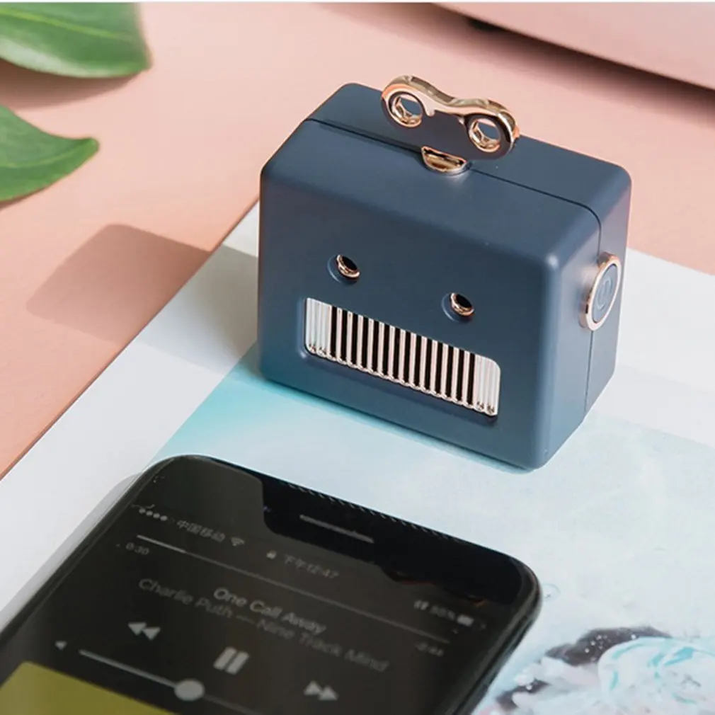 Mini Wireless Speaker Mini Cloth Style Hands Free Office Speaker Stereo Subwoofer Music Loudspeaker With Suction
