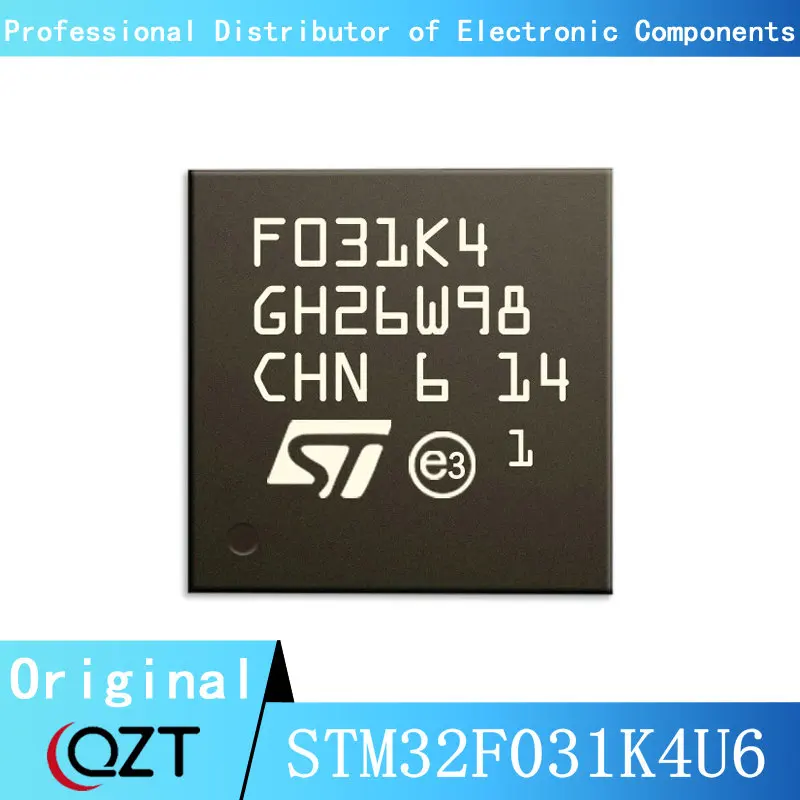 10pcs lot stm32f031 stm32f031k4 stm32f031k4u6 ufqfpn 32 microcontroller chip new spot 10pcs/lot STM32F031 STM32F031K4 STM32F031K4U6 UFQFPN-32 Microcontroller chip New spot