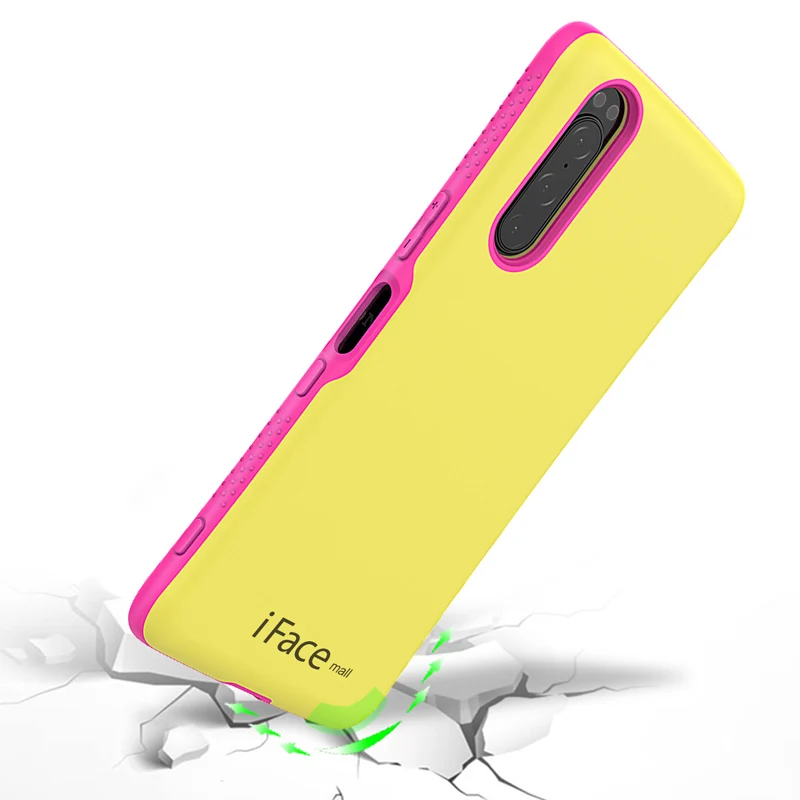 Бампер iFace Mall противоударные тяжелые чехлы для Sony xperia 1 XZ4 Жесткий Чехол 5 цветные
