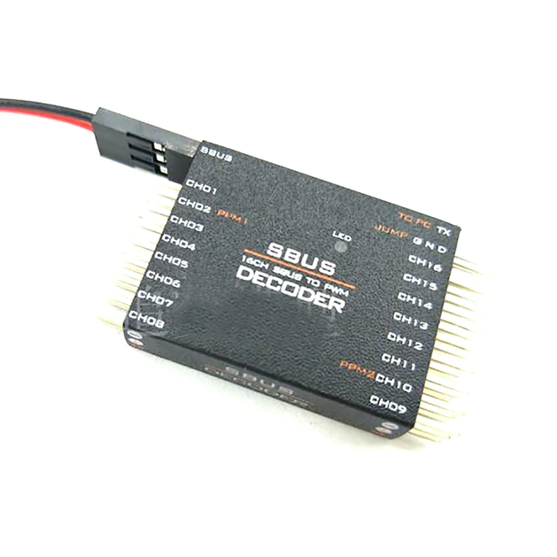 Nuovo Decodificatore Sbus A Pwm/Ppm Fai-Da-Te Convertitore Di Segnale Ricevitore Convertitore A 16 Canali Per Futaba Frsky Orange