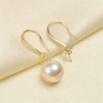 

Pearl Earrings fittings factory diy jewelry making Earrings Base Settings Gold Filling Classic Earrings Findings for Women charm