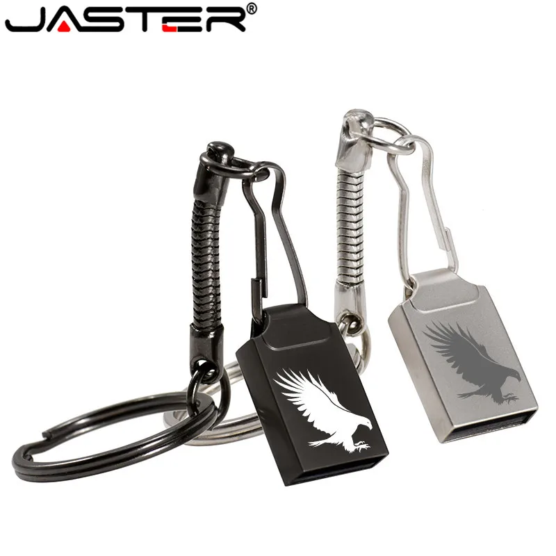 JASTER(5 бесплатных логотипов) супер мини USB металлический 64 Гб Флешка USB флеш-накопитель 32 ГБ 16 ГБ 8 ГБ водонепроницаемый флеш-накопитель флэш-диск