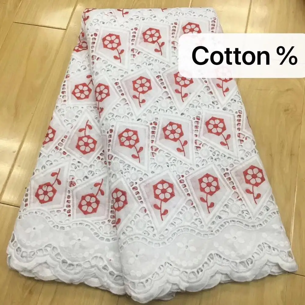 as picture Cheap fabric tissu african swiss voile lace dentelle blanche 100%cotton lace fabric french dry cotton lace fabrics 7yards/lot - Цвет: as picture