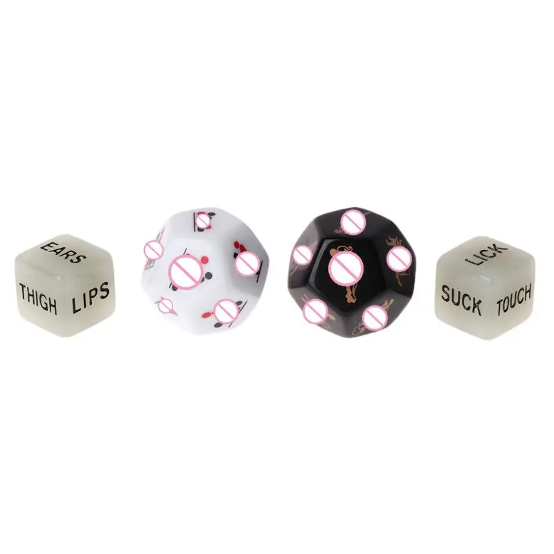 4pcs Set Naughty Dice Game Adults Party Gag Gift Party Toy 
