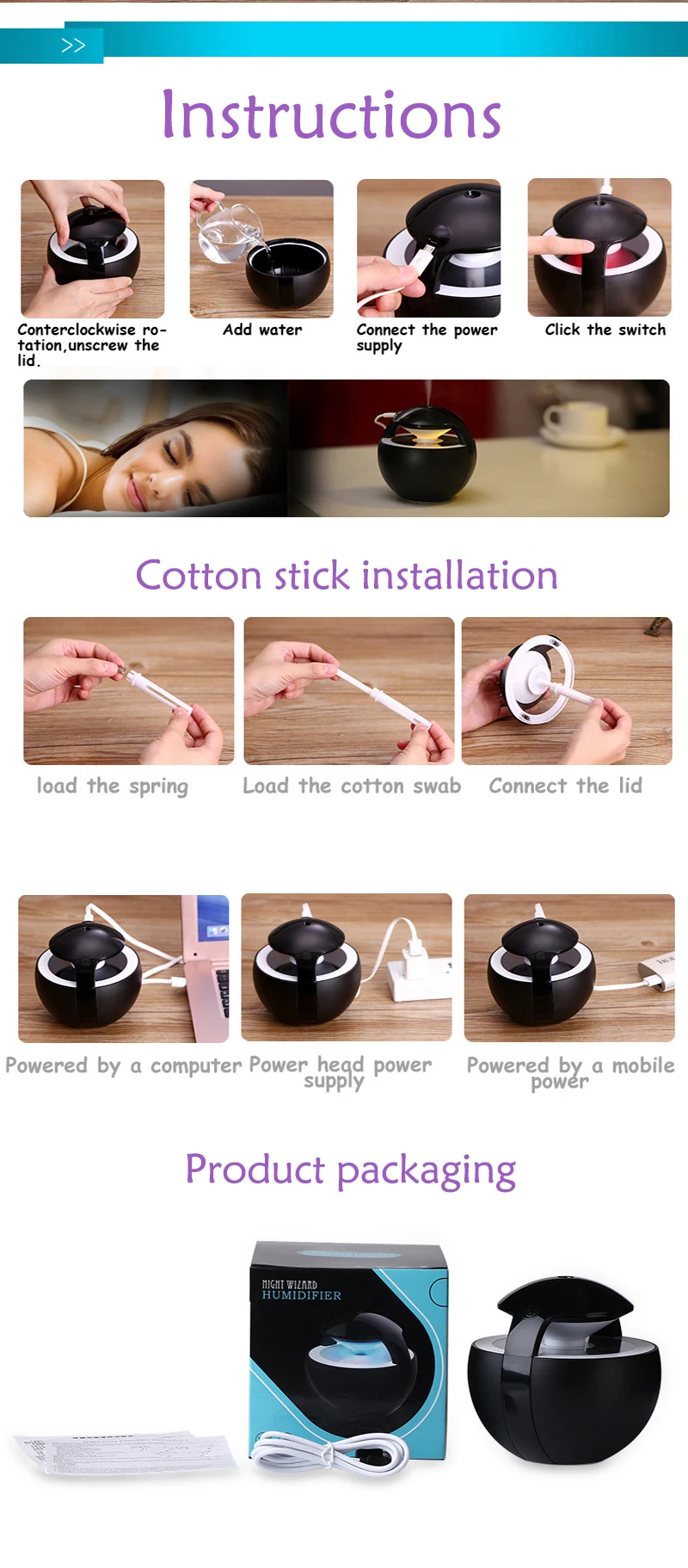 Ultrasonic humidifier8