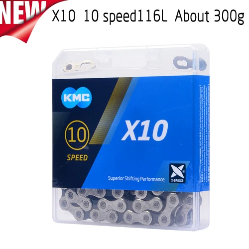 КМК x8 x9 x10 x10sl x9sl x11sl fahrrad; большие размеры 9, 10, 11, s Золотой Горный Дорожный велосипед und sram, 7, 8, 9, 10, 11/116l/kette Велосипедных Цепей - Цвет: X10  10S 116L