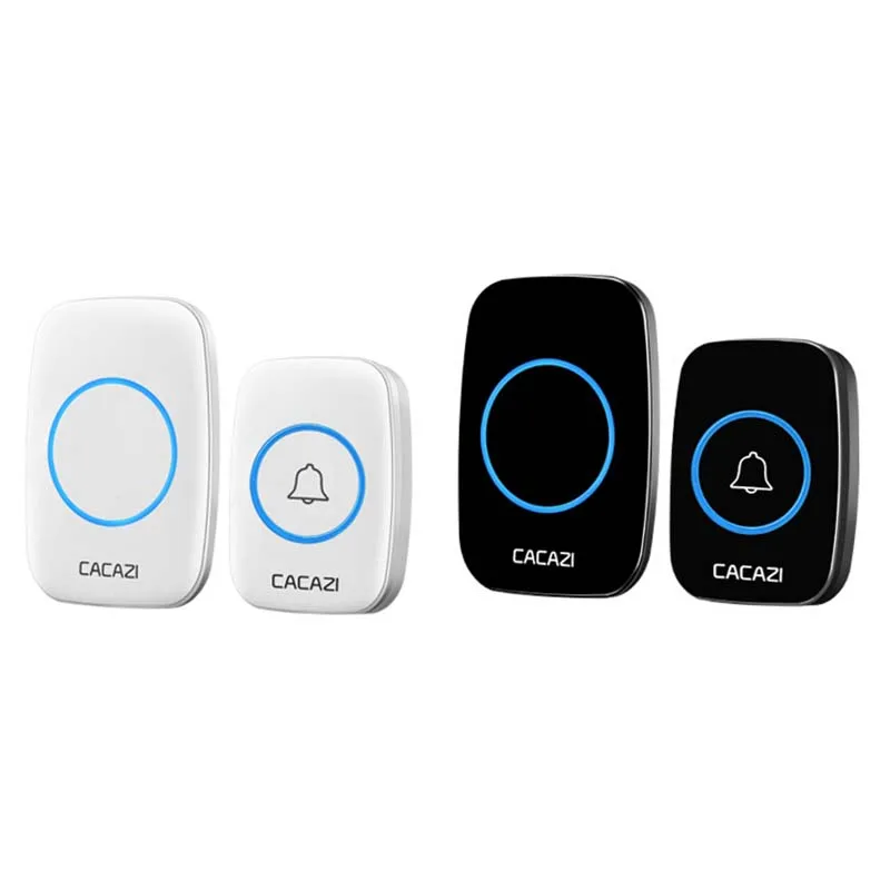 Set Wireless Waterproof Doorbell Remote Control Smart Home Door Bell 36 Chimes