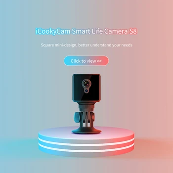 

Wifi Smart 720p HD Mini Camera S8 IR Night Vision mini video camera support motion detection home security surveillance cam