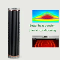Film électrothermique en cristal de carbone graphène 400W/M2, chauffage au sol, chauffage mural sûr, économie d'énergie, température constante 3