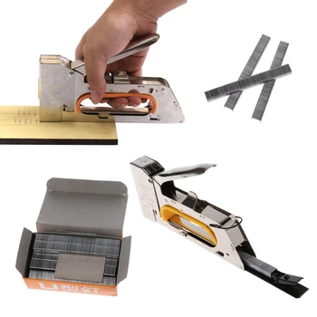 

1008F Manual Nail Stapler U Nail Staple Gun for Wood Furniture Household Use