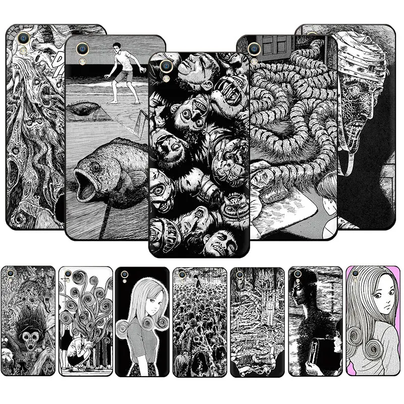 Junji Ito тройники из мягкого силикона для OPPO A5 A7 A9 A37 A39 A57 A59 A73 A77 F1Plus F5 F7 F9 F11 R9S R15 R17