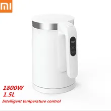 Электрический чайник VIOMI Pro, 1800 л, умный постоянный термостат, 5 мин, быстрое кипячение, OLED, автоматический чайник для воды, управление телефоном, Вт