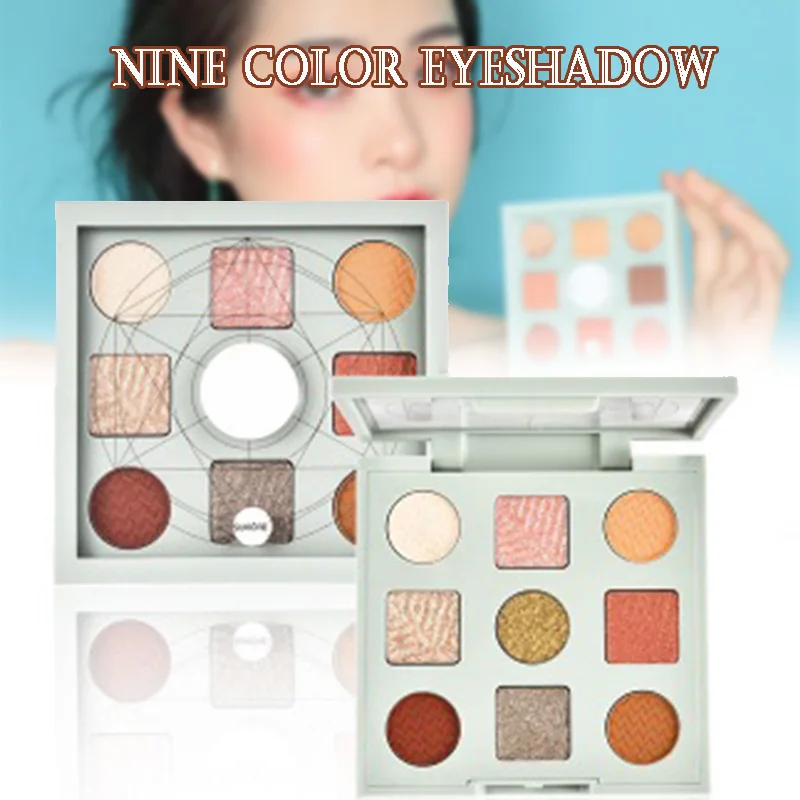 Лучшие 9 цветов Палитра теней для век водонепроницаемые матовые Перламутровые