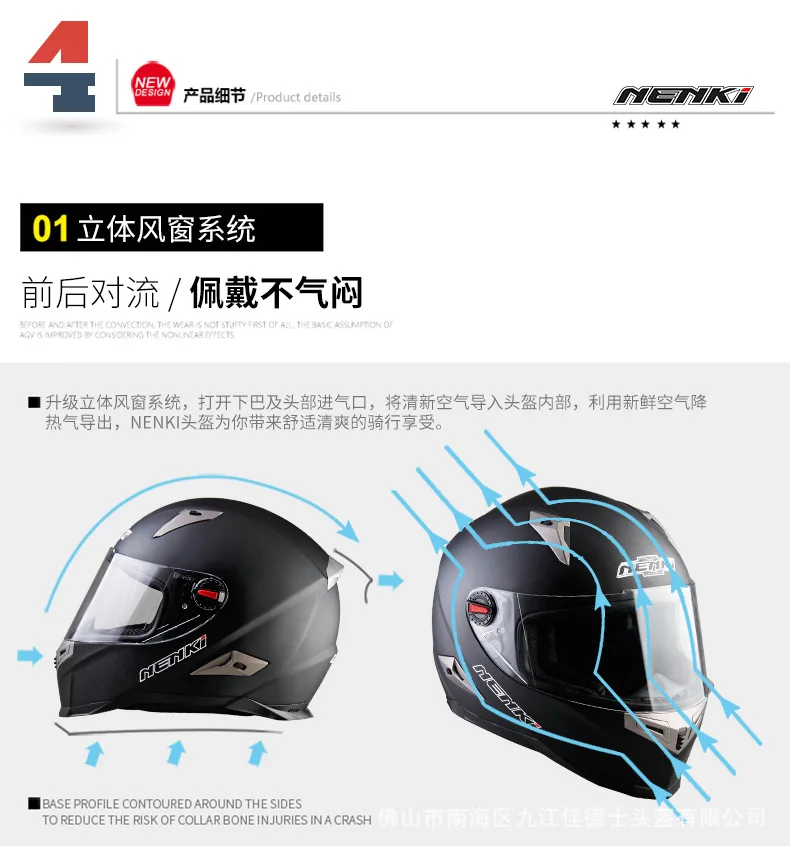 Мотоциклетный шлем NENKI шлем Touring мотоциклетный шлем Racing Street Moto Casco для мужчин и женщин для чоппера и скутера Cruiser полный шлем сертификации ECE