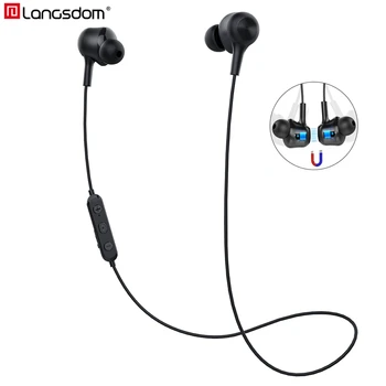 

New Langsdom L17 Hifi Bluetooth Wireless Earphone with Mic Sports Bluetooth Headphone for Xiaomi Huwei fone de ouvido bluetooth