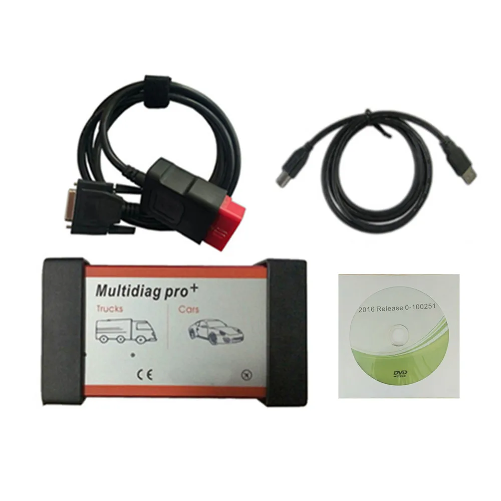 Multidiag Pro+ для автомобилей/грузовиков и OBD2 сканер TCS cdp pro plus диагностический инструмент 3 шт./лот, DHL