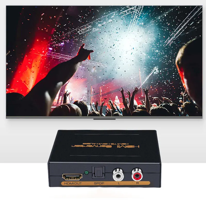 HDMI аудио преобразователь 5.1CH аудио сплиттер 1080P Стерео аналоговый HDMI к HDMI Оптический SPDIF RCA L/R адаптеры-Конвертеры