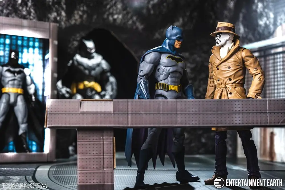 Американская DC компания DCI новые 52 часовые часы Судный день Бэтмен серия Rorschach VS Joker pantomime мастер фигурка