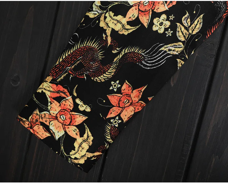 Minglu Cotton Mens Shirts Luxury Allover Printing Long Sleeve Men Shirt Fashion Casual Slim Fit Shirts Men Plus Size 4XL