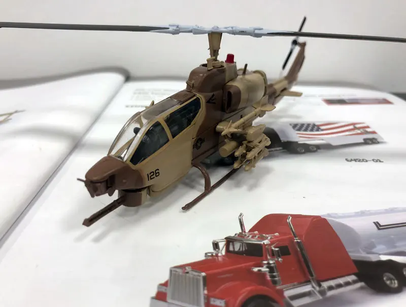 IXO военная модель 1: 72ah-1w "супер Кобра" Вертолет модель самолета из сплава