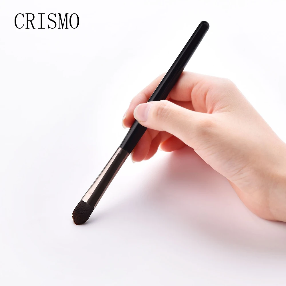 CRISMO 20 шт Профессиональный набор кисточек для макияжа Тени Карандаш для глаз карандаш для бровей ресницы черная деревянная ручка Косметическая Кисть для макияжа