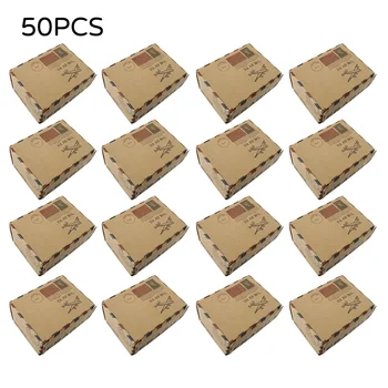 

50pcs Favors Kraft Airmail Theme Candy Box Gift Wedding Favors Boxes Gift Candy Box Gift Storage Accessories