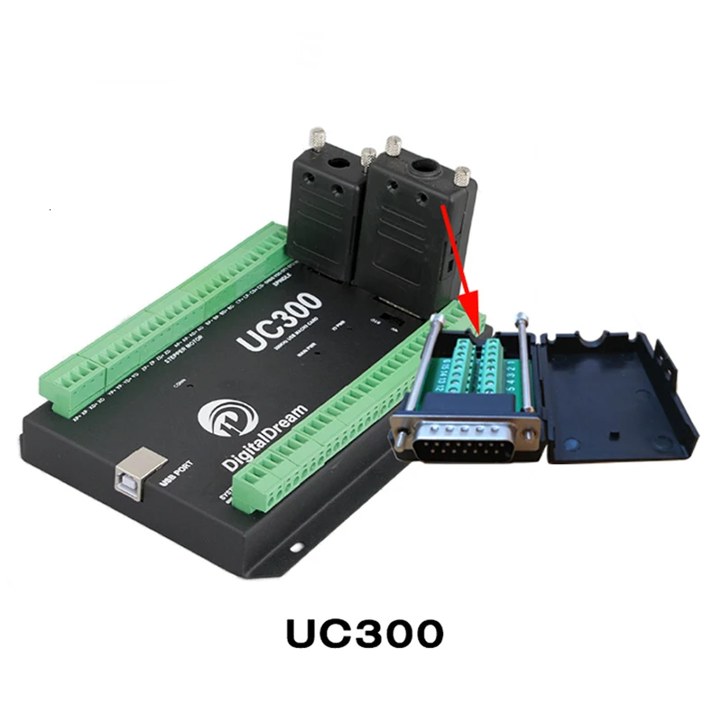 Продукт USB mach3 гравировальный станок контроллер движения ЧПУ машинный инструмент управления UC300, 12 канальная оптопара изоляция