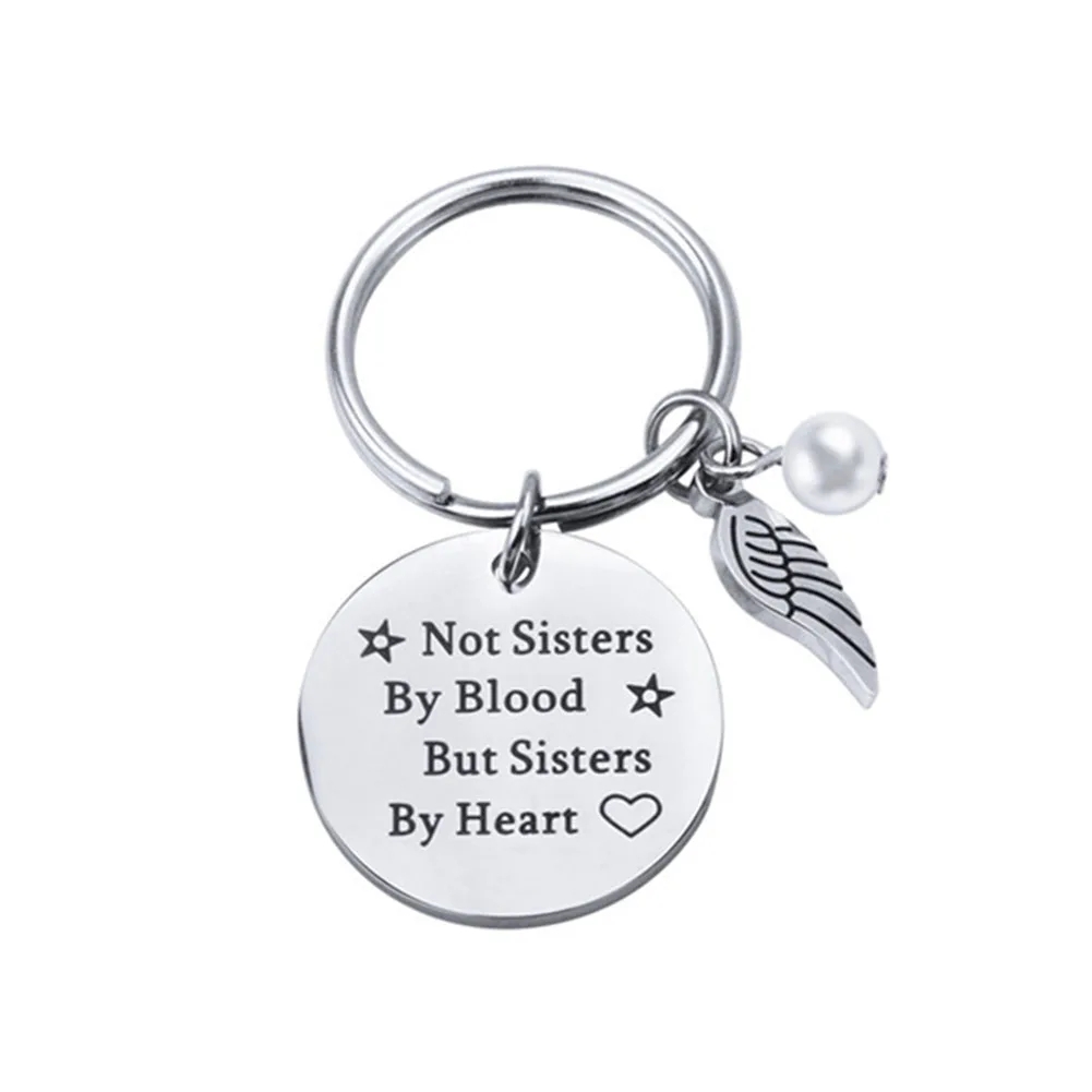 Best Friend Keychain Friend Jewelry Friendship Gift Ideas for Women Teens Girls 