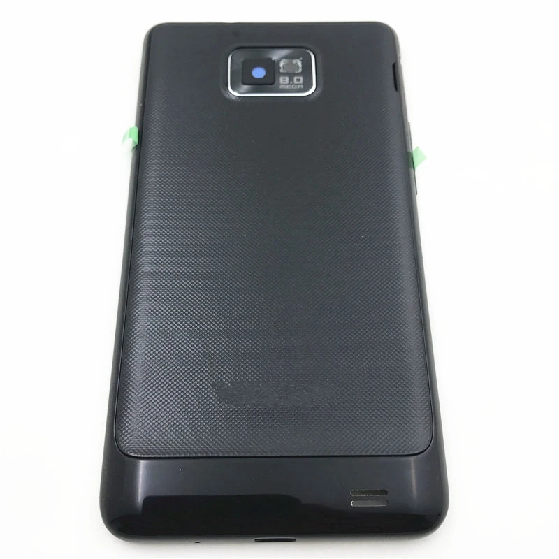 

Полный корпус для Samsung Galaxy S2 II i9100 9100 средняя рамка + Задняя панель Задняя Крышка батарейного отсека Запасные части