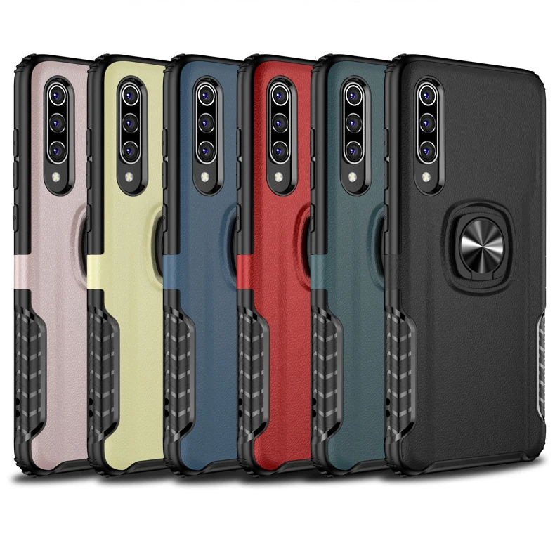 Чехол с подставкой для Xiaomi Mi Note 10 Pro магнитный бронированный ударопрочный