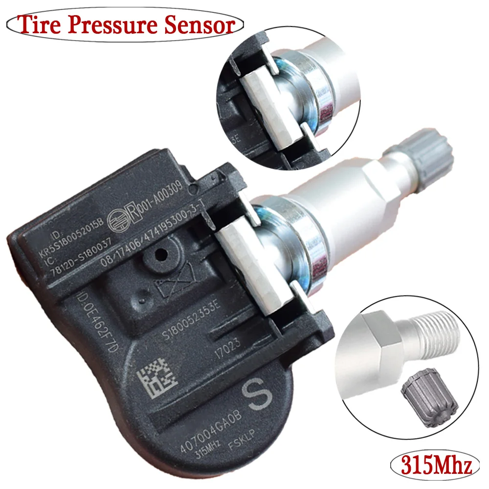 1 шт. система контроля давления в шинах(TPMS) датчик 40700-4GA0B 407004GA0B 315 МГц для Infiniti Q50 давление автомобильных шин
