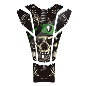 3D Resin Motorcycle Accessories Gas Fuel Tank Pad Protector Decal Case for Honda Yamaha Suzuki Kawasaki