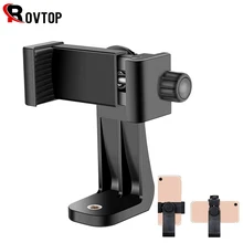 Tripod Mount Adapter Cell-Phone-Clipper-Holder Vertical Rovtop iPhone X Samsung 7-Plus
