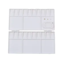 Напрямую от производителя продавая пигмент традиционная китайская Палитра для рисования RD-25 Квадратная Белая коробка для рисования пластиковые флип Цвет Pal